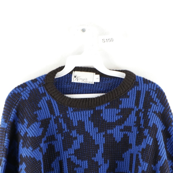 Vintage 90s Streetwear Geometric Crewneck Sweater - Picture 2 of 7